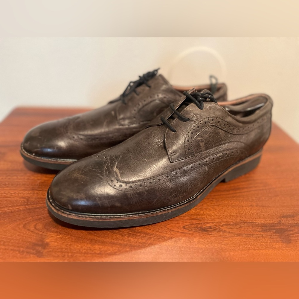 Classic Brown Leather Men's Shoes